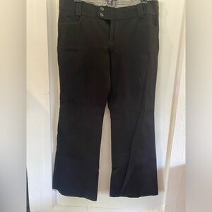 Black Banana Republic Sloan fit trousers size 10 petite pockets!